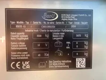 Dieseltruck 2025  Baoli KBD 35 G1 EU5 HDI (9)