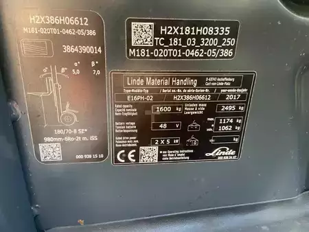 Elektro 4 Rad 2017  Linde E 16 PH - 02 (10)