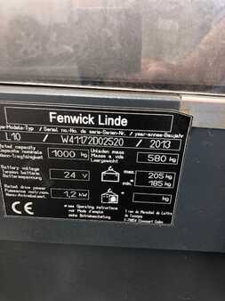 Apilador eléctrico 2013  Linde L 10 (3) 