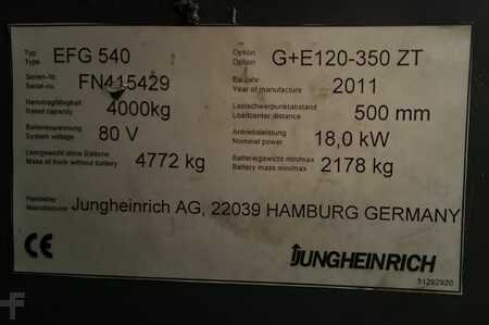El truck - 4 hjulet 2011  Jungheinrich EFG 540 (5)