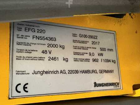 Chariots électriques à 3 roues 2017  Jungheinrich EFG 220 (8)