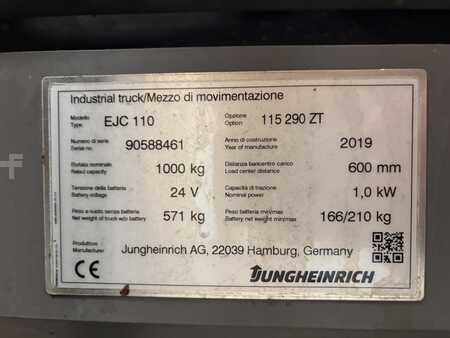 Hochhubwagen 2019  Jungheinrich EJC 110 (3)