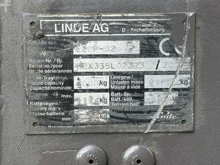 El Truck - 4-hjul 2000  Linde E20P-02 (9)