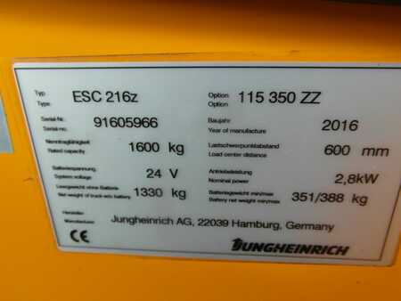  Ledestabler med sete 2016  Jungheinrich ESC 216-Z (6)