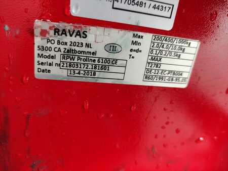 Ruční paletový vozík 2018  Ravas RPW Proline 6100 CE (mit Waage) (6)