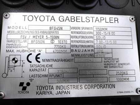 Empilhador a gás 2017  Toyota 8FG45N (6)