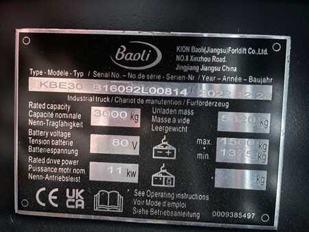 4-wiel elektrische heftrucks 2022  Baoli KBE30 (6)