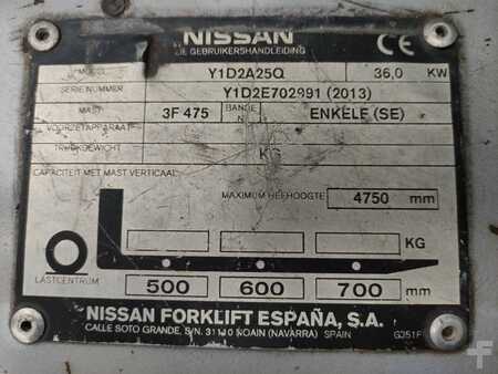 Dieselový VZV 2013  Nissan Y1D2A25Q (6)