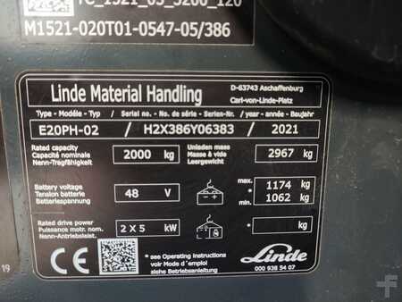 Elektro 4 Rad  Linde E20PH-02-386-EVO (7)