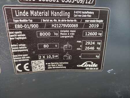 El truck - 4 hjulet 2019  Linde E80-01/900-127 (7)