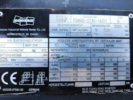 Empilhador diesel 2019  Doosan D30 GP (6)