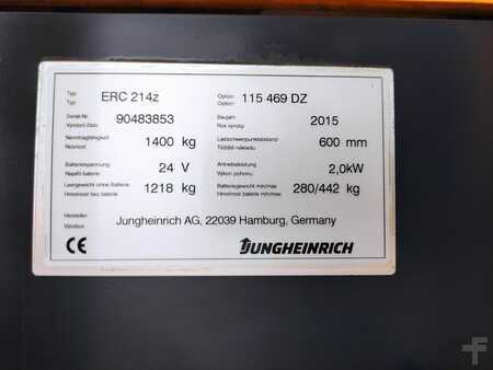 Wózek wysokiego podnoszenia 2015  Jungheinrich ERC214Z (5)