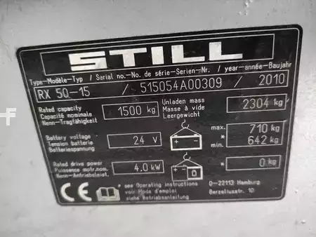 3-wiel elektrische heftrucks 2010  Still RX50-15 (6)