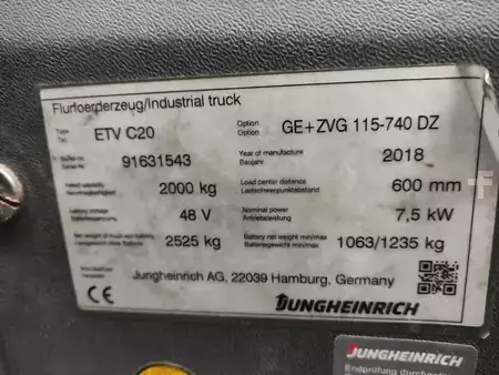 Rækketruck 2018  Jungheinrich ETV C 20 (6)