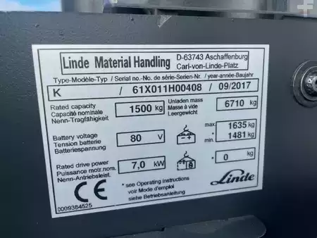 Verticale orderpickers 2017  Linde K-Gerät (6)