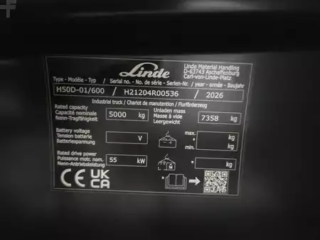 Dieselstapler 2026  Linde H50D-600-1204 **NEU** (7)
