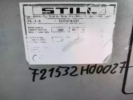 Ruční vysokozdvižný vozík 2017  Still FV-X-16 (6)