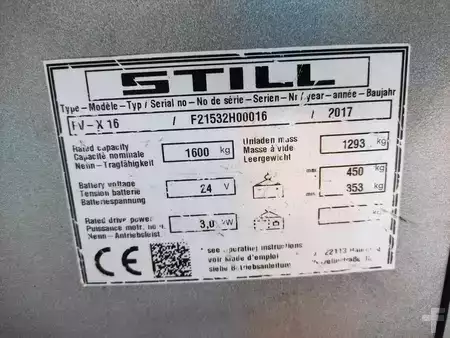 Ruční vysokozdvižný vozík 2017  Still FV-X-16 (6)