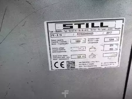 Ruční vysokozdvižný vozík 2017  Still FV-X-16 (6)