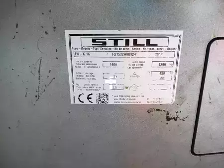 Ruční vysokozdvižný vozík 2017  Still FV-X-16 (6)