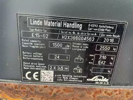 Elektro 3 Rad 2016  Linde E15-02-386 EVO (6)