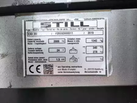 Hochhubwagen 2019  Still EXV20 i (5)