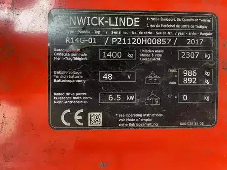 Rækketruck 2017  Linde R14G-01 (6)