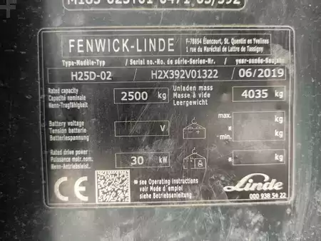 Dieseltruck 2019  Linde H25D-02-392 EVO (7)