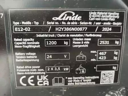 El Truck - 4-hjul 2024  Linde E12-02/386 EVO (7)