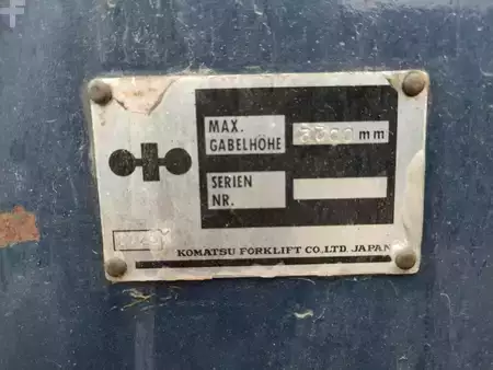4-wiel elektrische heftrucks 1989  Komatsu FB25/3 (6)