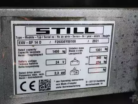 Apilador eléctrico 2021  Still EXVi-SF 14 D (5)