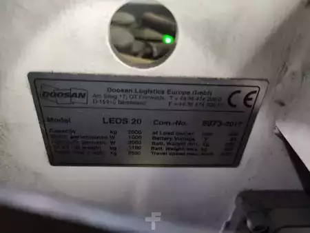 Apilador eléctrico 2017  Doosan LEDS 20 (5)