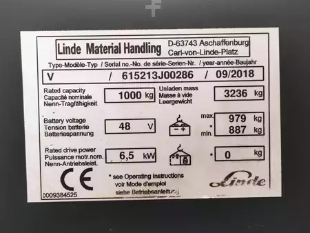 Vertikální vychystávací vozík 2018  Linde V10 (7)