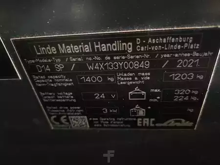 Pinontavaunu 2021  Linde D14SPi/133 (ohne Batterie, ohne Wiegesystem) (5)