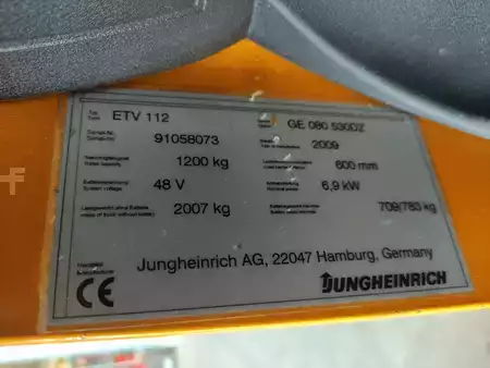 Reach Truck 2009  Jungheinrich ETV 112 (6)
