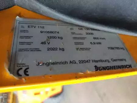 Reach Truck 2009  Jungheinrich ETV 112 (6)