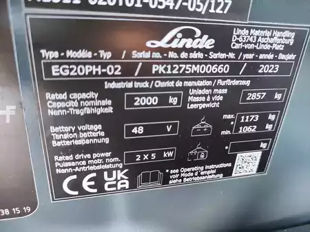 Elektromos 4 kerekű 2023  Linde EG20PH-02/1275 (7)