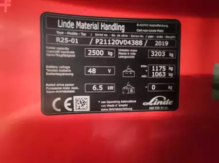 Tolóoszlopos targonca 2019  Linde R25-01/1120 (6)