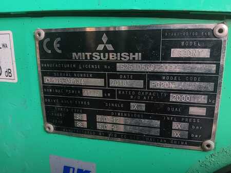 Chariot élévateur gaz 2018  Mitsubishi FG20N (4)