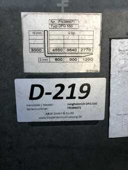 Empilhador diesel 2008  Jungheinrich DFG 550 G180-300ZT (5)