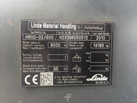 Diesel Forklifts 2013  Linde H80D-02/900 (3)
