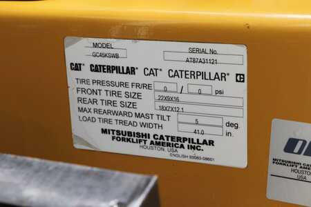 Gas gaffeltruck - CAT Lift Trucks GC45K-SWB (4)