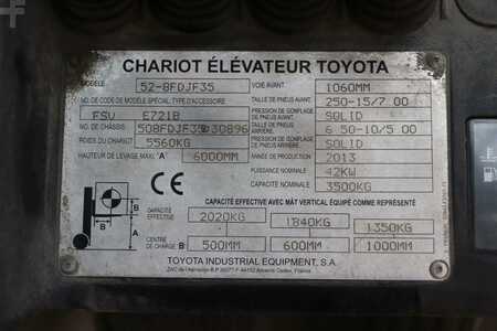 Chariot élévateur diesel 2013  Toyota 52-8FDJF35 (4) 