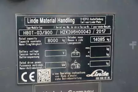 Treibgasstapler 2017  Linde H80T-03/900 (4)