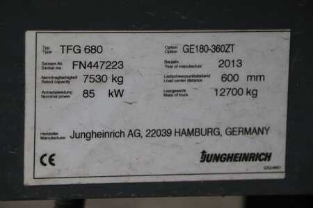 Chariot élévateur gaz 2013  Jungheinrich TFG 680 (5)