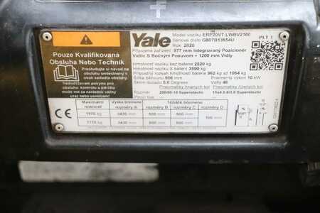 3-wiel elektrische heftrucks 2020  Yale ERP20VT (4)