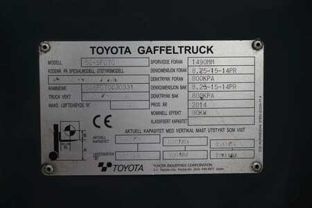 Diesel heftrucks 2014  Toyota 50-5FD70 (4)