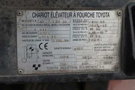 Chariot élévateur diesel 2002  Toyota 62-7FDF30 (4)