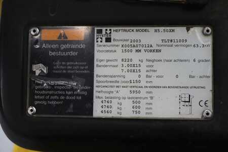 Chariot élévateur gaz 2003  Hyster H5.50XM (4)