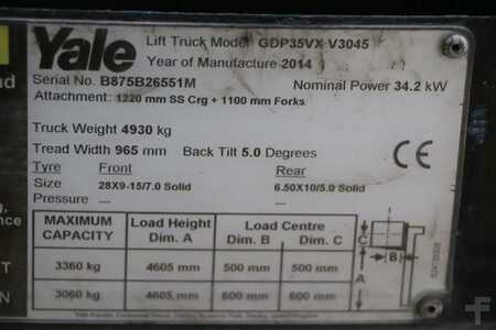 Diesel Forklifts 2014  Yale GDP35VX (4)